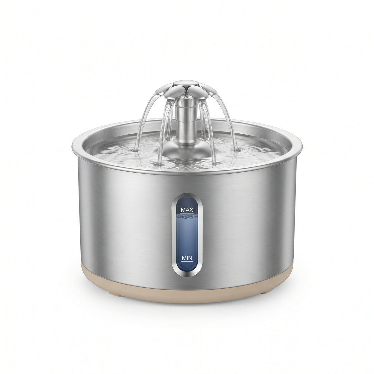 Purrhaven AquaFlow Stainless Steel Cat Water Fountain