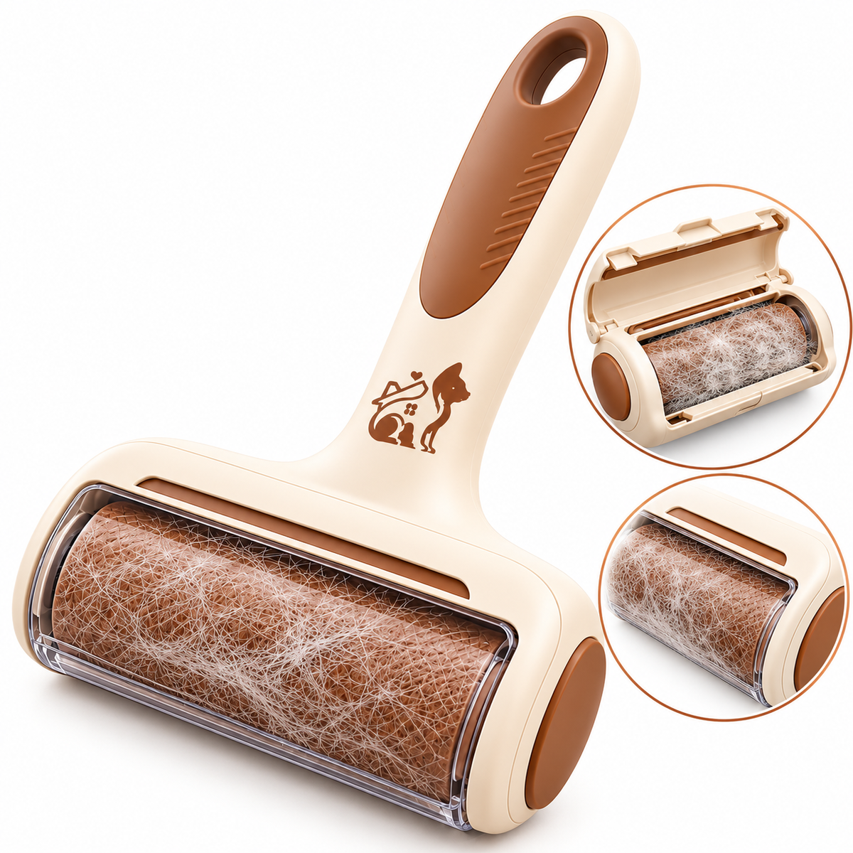 Purrhaven FurLift Reusable Pet Hair Remover Roller