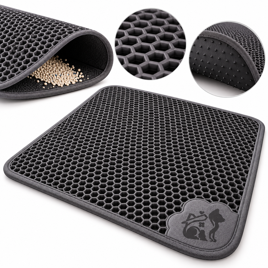Purrhaven LitterGuard Double-Layer Cat Litter Mat