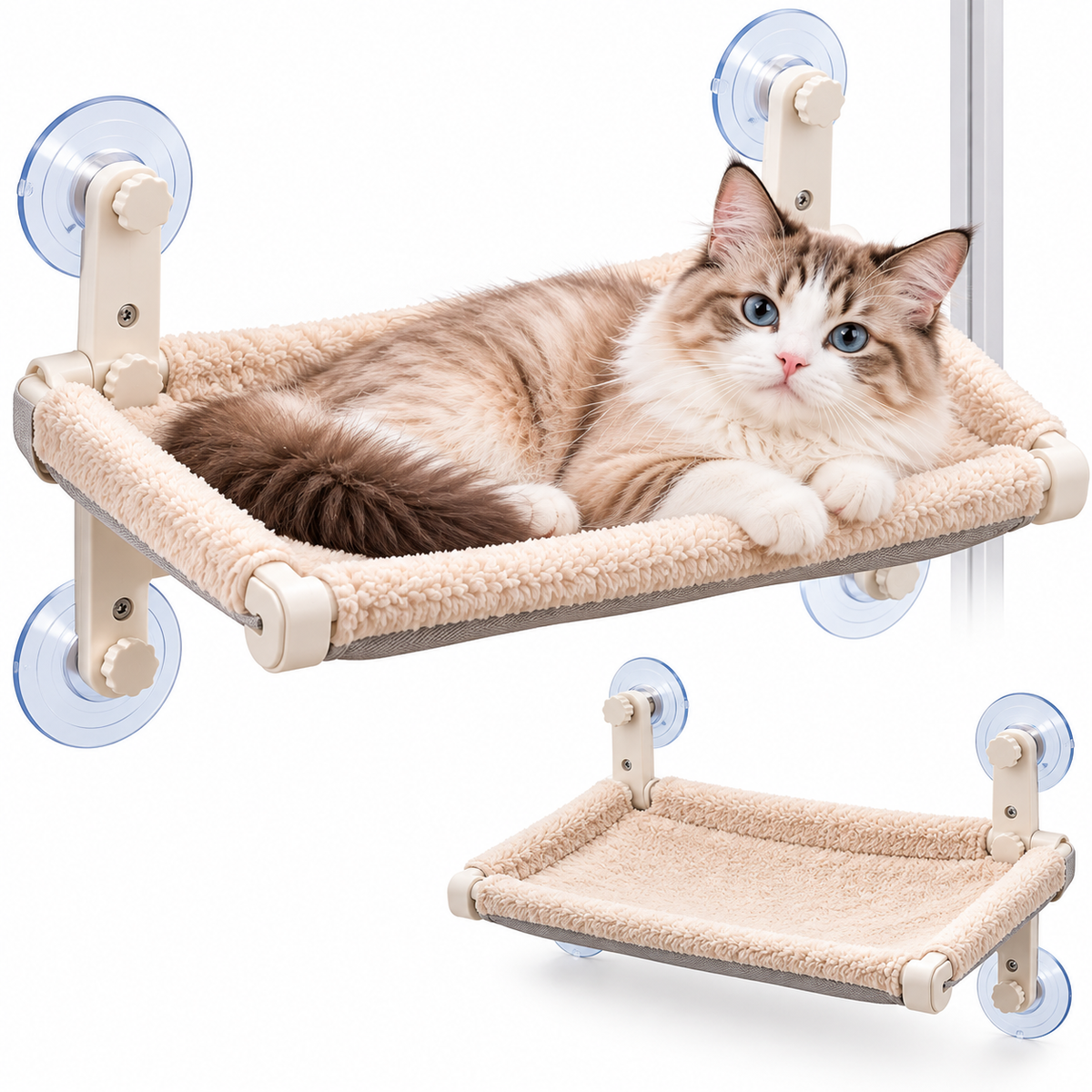 Purrhaven SunnySeat Window Cat Hammock Perch