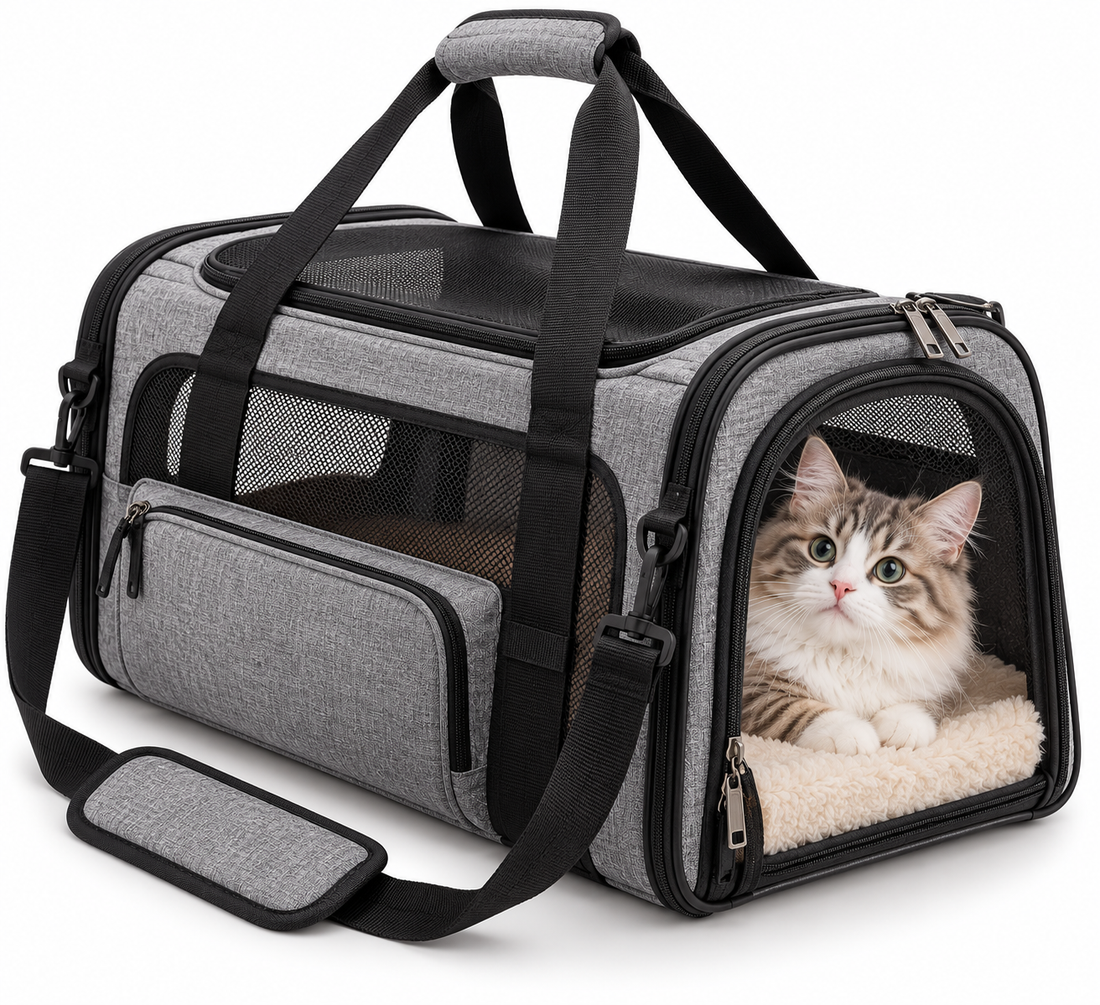 Purrhaven GoTogether Soft-Sided Cat Travel Carrier
